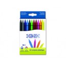 Etui carton de 12 crayons de couleur plastique 11,5 cm
