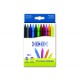 Etui carton de 12 crayons de couleur plastique 11,5 cm