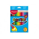 18 Crayons De Couleur En Pochette Carton