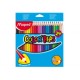24 Crayons De Couleur En Pochette Carton