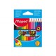 12 Minis Crayons De Couleurs Pochette Carton