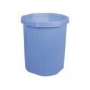 Corbeille-&agrave;-papier OCTO bleu glac&eacute; tr