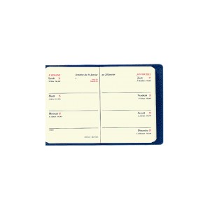 AGENDA CIVILE QUO VADIS MINIWEEK SOHO MARRON GLACE 7X10