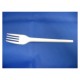 100 Fourchettes Plastique Blanche 168mm