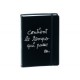AGENDA SCOLAIRE QUO VADIS TEXTAGENDA BEN NOIR EBENE 12X17