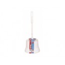 Garde Robe Wc Nylon Boule + Socle Blanc