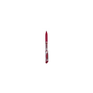 Roller gel Energel rechargeable, pointe m&eacute;tal 0,7mm, encre rouge