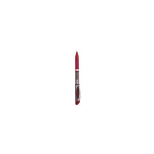 Roller gel Energel rechargeable, pointe m&eacute;tal 1 mm, encre rouge