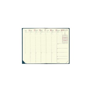 AGENDA CIVILE QUO VADIS MINISTRE PRESTIGE CLUB BRUN COGNAC 16X24