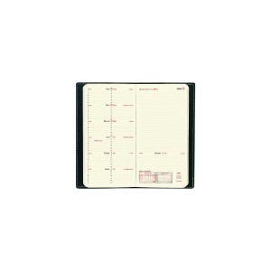AGENDA CIVILE QUO VADIS ITALNOTE SOHO NOIR EBENE 8,8X17