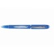 Roller encre jetstream. Ecriture moyenne. Corps et encre bleu turquoise