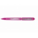 Roller encre jetstream. Ecriture moyenne. Corps et encre rose