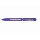 Roller encre jetstream. Ecriture moyenne. Corps et encre violet