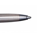 "stylo bille FISHER ""SPACE 1' quadrill&eacute; chrom&eacute; avec navette"