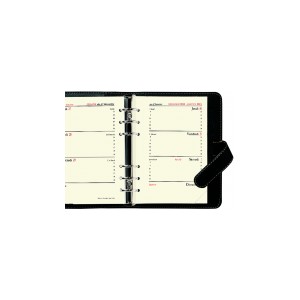 ORGANISEUR CIVILE QUO VADIS TIMER 14 HORIZONTAL SOHO ROUGE 8X12,5