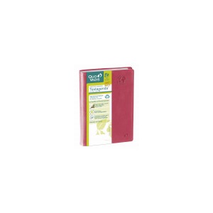 AGENDA SCOLAIRE QUO VADIS TEXTAGENDA EQUOLOGY ROSE PIVOINE 12X17