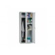 Armoire d'entretien collectivité en kit Gris / Bleu