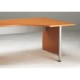 BUREAU COMPACT PIEDS PANNEAU TWIN