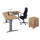 ENSEMBLE DE BUREAU ANGLE FIRST