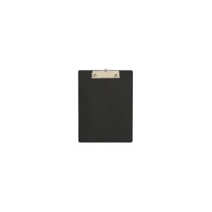 PLAQUE PORTE-BLOC PLASTIQUE A4 NOIR