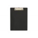 PLAQUE PORTE-BLOC PLASTIQUE A4 NOIR