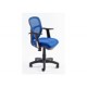 Fauteuil En Mailles Bleues Avec Accoudoirs