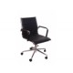 Fauteuil Finitions Chromées En Simili Cuir