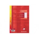 Copies Doubles Clairefontaine - Couleur Blanc - Format 21x29,7 - 300 pages - Grands carreaux
