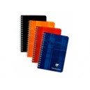 Carnet Clairefontaine spiral&eacute; - Format 9,5x14 - 100 pages - Petits carreaux