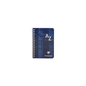 R&eacute;pertoire Clairefontaine spiral&eacute; - Format 9,5x14 - 100 pages - Petits carreaux