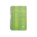 Carnet Clairefontaine spiral&eacute; - Format 11x17 - 100 pages - Petits carreaux