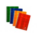 Cahier Clairefontaine spiral&eacute; - Format 17x22 - 100 pages - Grands carreaux