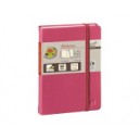 NOTES QUO VADIS CARNET 15 LIGNE HABANA ROSE FRAMBOISE 10X15