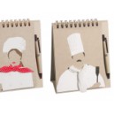 Carnet De Recettes De Table &laquo;Chef&raquo;
