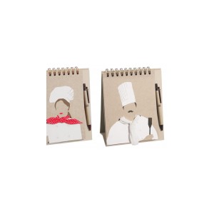 Carnet De Recettes De Table &laquo;Chef&raquo;
