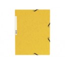 Chemise 3 rabats et elastique carte lustr&eacute;e 4,75/10e jaune