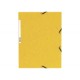 Chemise 3 rabats et elastique carte lustrée 4,75/10e jaune