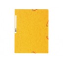 Chemise 3 rabats et elastique carte lustr&eacute;e 5/10e jaune
