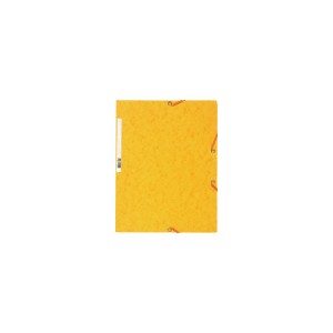 Chemise 3 rabats et elastique carte lustr&eacute;e 5/10e jaune