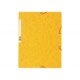 Chemise 3 rabats et elastique carte lustrée 5/10e jaune