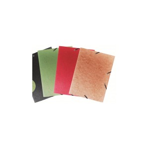 Chemise 3 rab. Carte lustr&eacute;e grain cuir noir