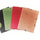 Chemise 3 rab. Carte lustr&eacute;e grain cuir tabac