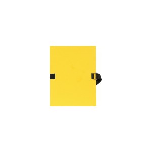 Chemise extensible papier toil&eacute; jaune