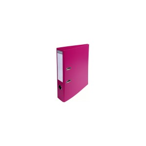 Classeur &agrave; levier tout PVC dos 70 mm framboise