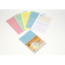 10 Pochettes Coins Fen&ecirc;tre 120gr teintes pastels Assorties