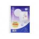 Pochettes perfor&eacute;es polypro grain&eacute;