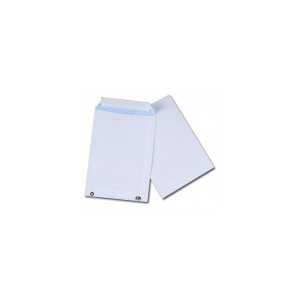 Pochettes C5 (162x229) blanc 90g auto-adh&eacute;sives NF