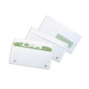 Env DL (110x220) fen 35x100 ERA Pure 100% recycl&eacute; extra-blanc FSC