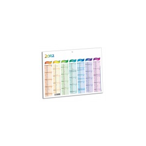 Petit Calendrier Rigide 27X21 Arc En Ciel