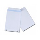Pochettes C5 (162x229) blanc 90g auto-adh&eacute;sives NF